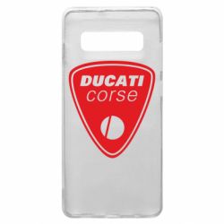 Чехол для Samsung S10+ Ducati Corse - PrintSalon