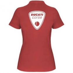 Женское поло Ducati Corse - PrintSalon