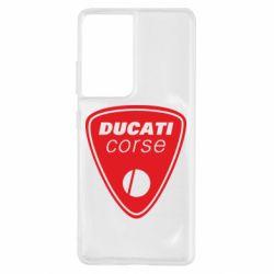 Чехол для Samsung S21 Ultra Ducati Corse - PrintSalon