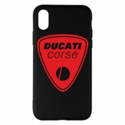 Чехол для iPhone X/Xs Ducati Corse - PrintSalon