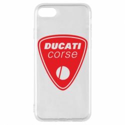 Чехол для iPhone 8 Ducati Corse - PrintSalon