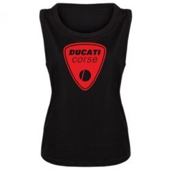 Женская майка Ducati Corse - PrintSalon