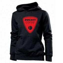 Женское худи Ducati Corse - PrintSalon