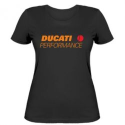 Женская футболка Ducati Perfomance - PrintSalon
