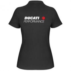Женское поло Ducati Perfomance - PrintSalon