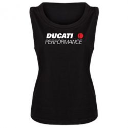 Женская майка Ducati Perfomance - PrintSalon