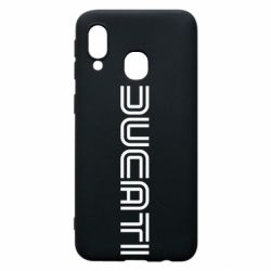 Чехол для Samsung A40 Ducati Vintage - PrintSalon