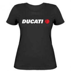 Женская футболка Ducati - PrintSalon