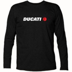 Футболка с длинным рукавом Ducati - PrintSalon