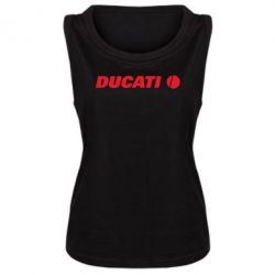 Женская майка Ducati - PrintSalon
