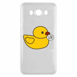 Чехол для Samsung J7 2016 Утка матерится - PrintSalon