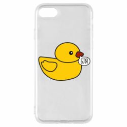 Чехол для iPhone 7 Утка матерится - PrintSalon