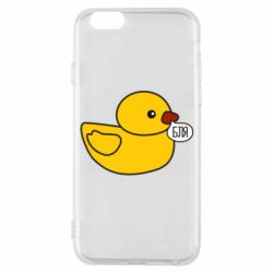 Чехол для iPhone 6/6S Утка матерится - PrintSalon