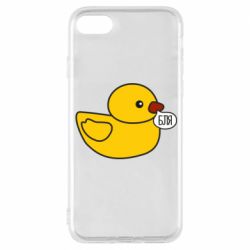Чехол для iPhone 8 Утка матерится - PrintSalon