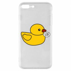 Чехол для iPhone 8 Plus Утка матерится - PrintSalon