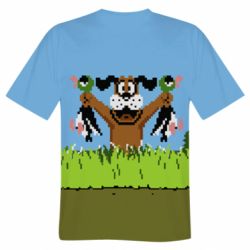 Мужская футболка 3D Duck Hunt-PrintSalon Мужская футболка 3D Duck Hunt