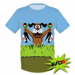 Дитяча 3D футболка Duck Hunt - PrintSalon