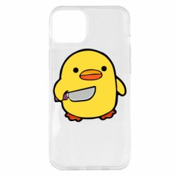 Чохол для iPhone 14 Plus Duckling With A Knife - PrintSalon