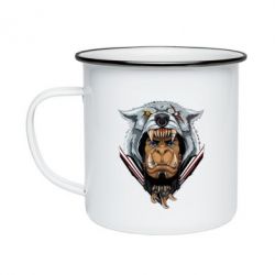 Кружка емальована Durotan the leader - PrintSalon