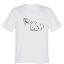 Чоловіча футболка Stedman Два кота