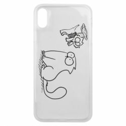 Чохол для iPhone Xs Max Два кота
