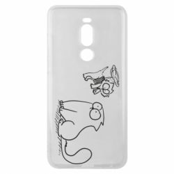 Чехол для Meizu Note 8 Два кота - PrintSalon