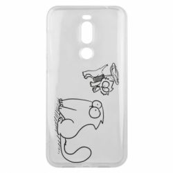 Чехол для Meizu X8 Два кота - PrintSalon