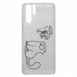 Чехол для Huawei P30 Pro Два кота - PrintSalon