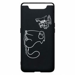 Чехол для Samsung A80 Два кота - PrintSalon