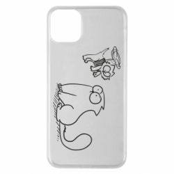 Чехол для iPhone 11 Pro Max Два кота - PrintSalon