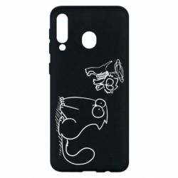 Чехол для Samsung M30 Два кота - PrintSalon