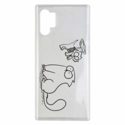Чехол для Samsung Note 10 Plus Два кота - PrintSalon