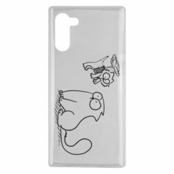 Чехол для Samsung Note 10 Два кота - PrintSalon