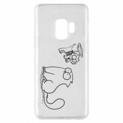 Чехол для Samsung S9 Два кота - PrintSalon