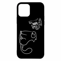 Чехол для iPhone 12 Pro Два кота - PrintSalon