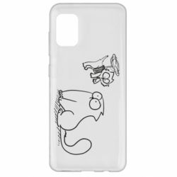 Чехол для Samsung A31 Два кота - PrintSalon