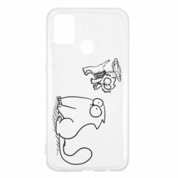 Чехол для Samsung M31 Два кота - PrintSalon