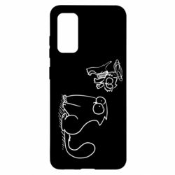Чехол для Samsung S20 Два кота - PrintSalon