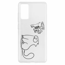 Чехол для Samsung S20 FE Два кота - PrintSalon