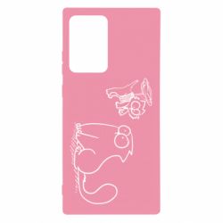 Чехол для Samsung Note 20 Ultra Два кота - PrintSalon