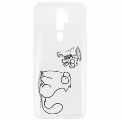 Чехол для Oppo A5/A9 2020 Два кота - PrintSalon