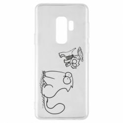 Чехол для Samsung S9+ Два кота - PrintSalon