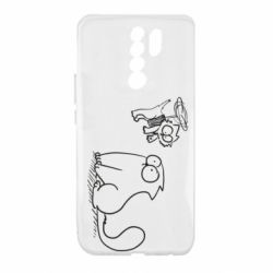 Чехол для Xiaomi Redmi 9 Два кота - PrintSalon