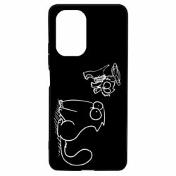 Чехол для Xiaomi Poco F3/K40 Два кота - PrintSalon