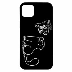 Чехол для iPhone 14 Plus Два кота - PrintSalon