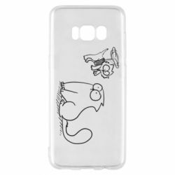 Чехол для Samsung S8 Два кота - PrintSalon