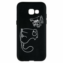 Чехол для Samsung A5 2017 Два кота - PrintSalon
