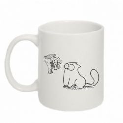 Чашка 320ml Два кота-PrintSalon Чашка 320ml Два кота