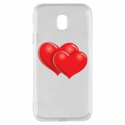 Чехол для Samsung J3 2017 Два сердца - PrintSalon