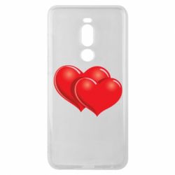 Чехол для Meizu Note 8 Два сердца - PrintSalon